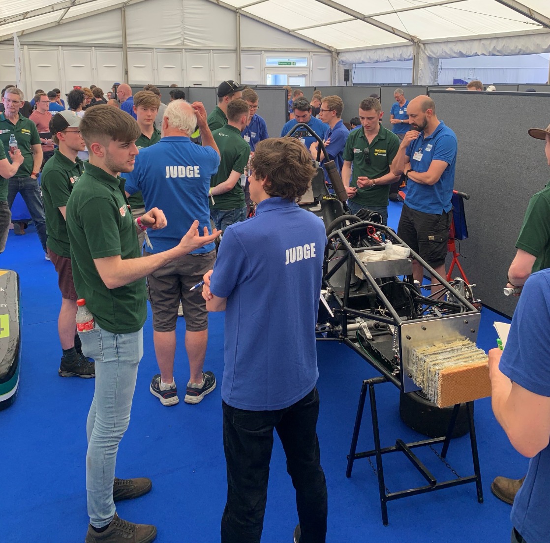 Queens formula student at Judging